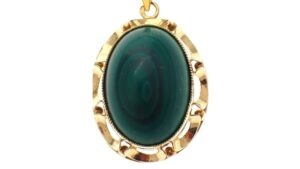 Malachite gemstone