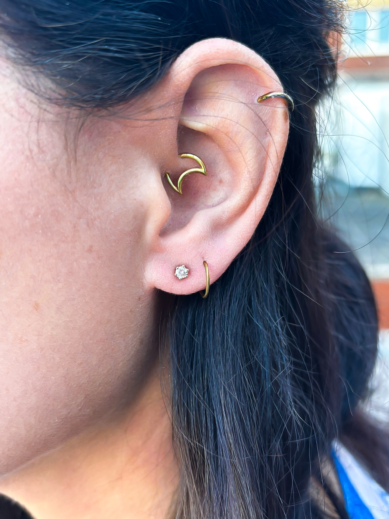 Oorstekers met zirconia