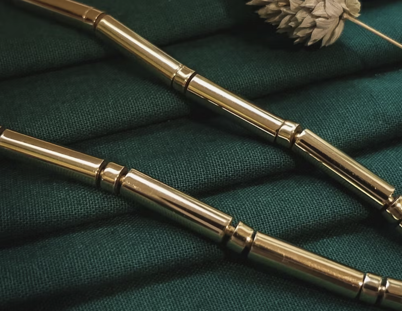 Bamboo link Necklace or bracelet