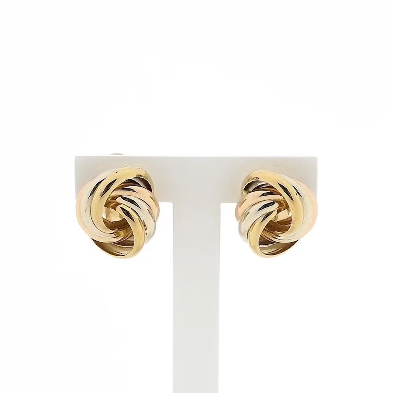 tricolor-gouden-knoop-oorbellen-vintage-jaren-80
